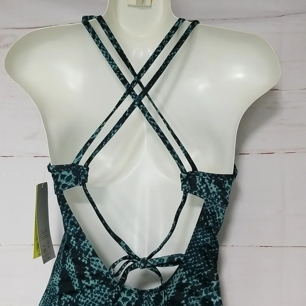 All In Motion One Piece Swimsuit Teal